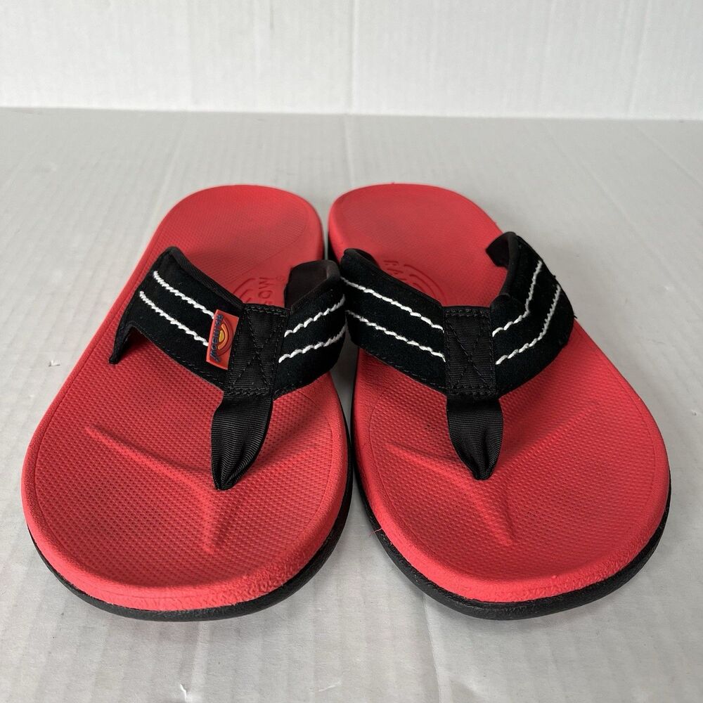Rainbow East Cape Flip Flops Molded Rubber Slip On Comfort Sandals NCSU Mens 11 - Picture 8 of 16